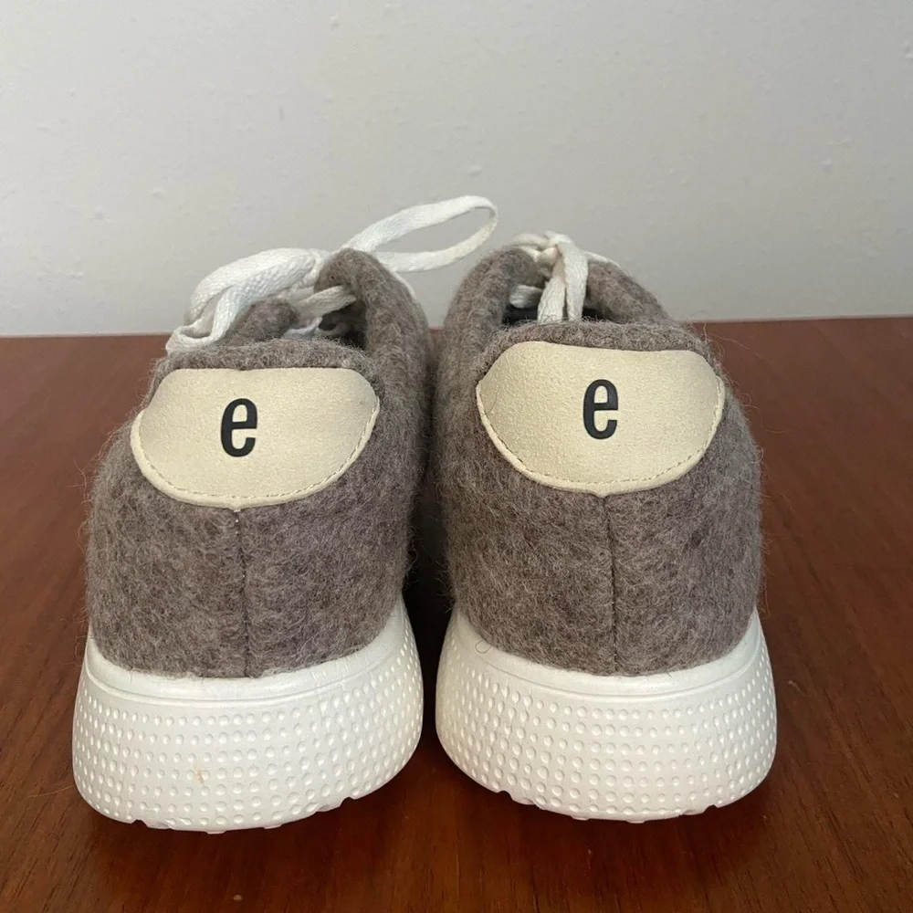 Egos Copenhagen Grey Wool Sneakers Shoes